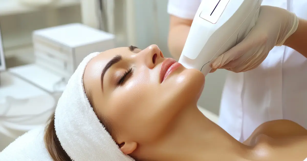 Sculptra treatment for collagen stimulation and skin tightening